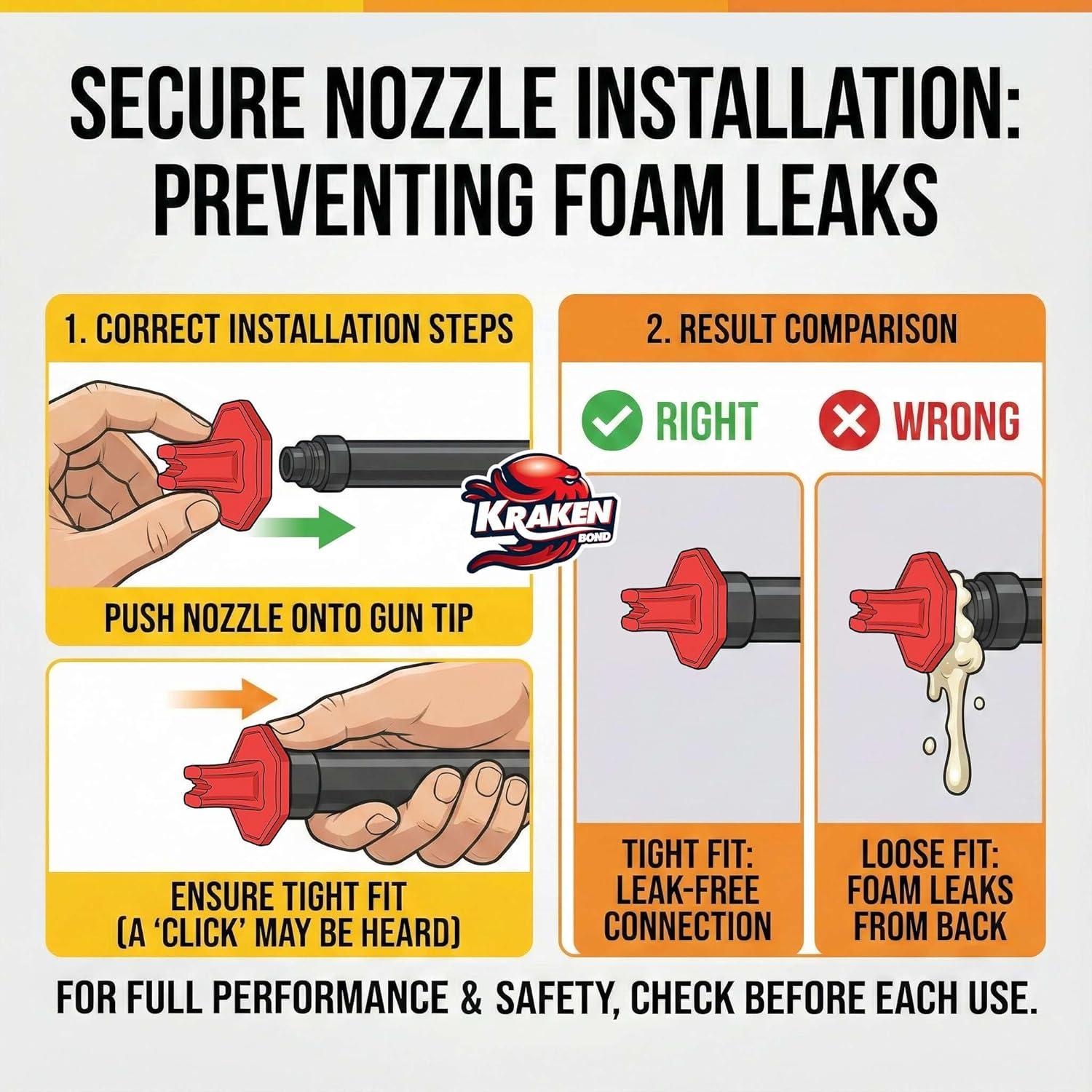 image:imageKraken Bond Fastcoat Fire Rated Spray Foam Insulation Kit Closed Cell in a Can 120 sq ft 6x271 oz RValue 1132 2in Spray Foam for Garage Door Attic Wall Gun amp Cleaner Not Included 6 PackInsulation Foam