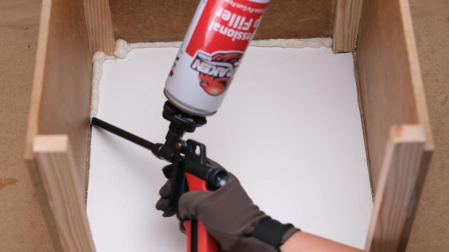 image:imageKraken Bond Window amp Door Expanding Foam Sealant 1x24oz Professional Gap Filling Gun Use Polyurethane Spray Foam Low Expansion Waterproof Gap Filler GunampCleaner Included 1 Pack1 Pack