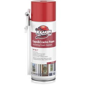 image:imageKraken Bond Gaps amp Cracks Expanding Foam Sealant  24x12oz High Expansion Polyurethane Spray Foam for Window amp Door Straw Use Waterproof High Yield Gap Filler  24 Pack1 Pack