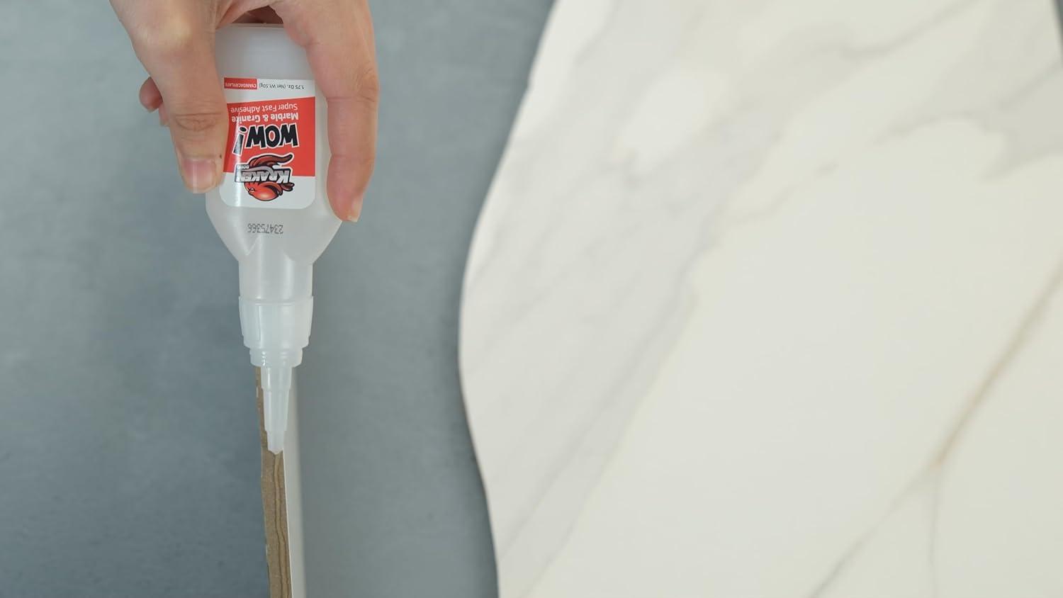 image:imageKraken Bond Wow Marble amp Granite CA Glue With Activator 12x675 floz Activator 12x175 oz for Stone Ceramic and Metal Strong Super Glue With Accelerator 12 Pack