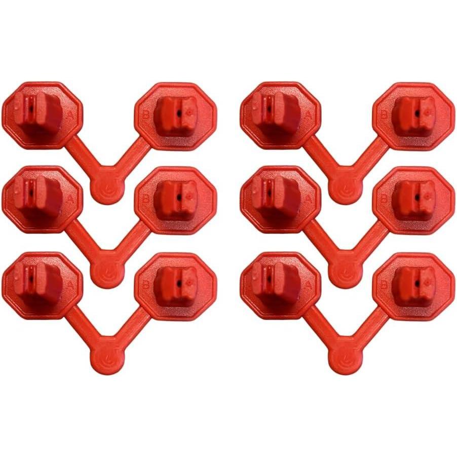 image:imageKraken Bond Spray Polyurethane Foam Gun Nozzles Precision for Vertical and Ceiling Foam Applications 6 Pack Red