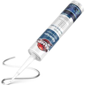 image:imageKraken Bond Aquarium Silicone Sealant Clear  2x101 fl oz 100 Waterproof Aquarium Safe Silicone NonToxic Fish Tank Safe Sealant Fast Curing and Strong Adhesion 2 PackClear