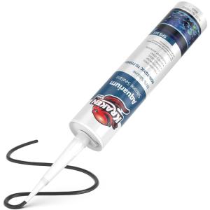 image:imageKraken Bond Aquarium Silicone Sealant Clear  2x101 fl oz 100 Waterproof Aquarium Safe Silicone NonToxic Fish Tank Safe Sealant Fast Curing and Strong Adhesion 2 PackBlack
