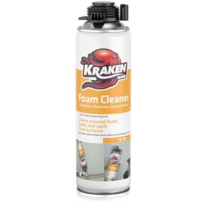 image:imageKRAKEN BOND Spray Foam Gun Cleaner  1x123oz Polyurethane Insulation Cleaner Spray Dissolves Uncured Expanding Foam Cleaner Spray for Extended Tool Durability  1 Pack1