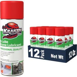 image:imageKraken Bond Silicone Mold Release Spray  2x123 oz High Temperature Mold Release Agent for Epoxy Resin Lubricates Protects and Renews AntiStatic amp AntiCorrosive 2 Pack12 Pack