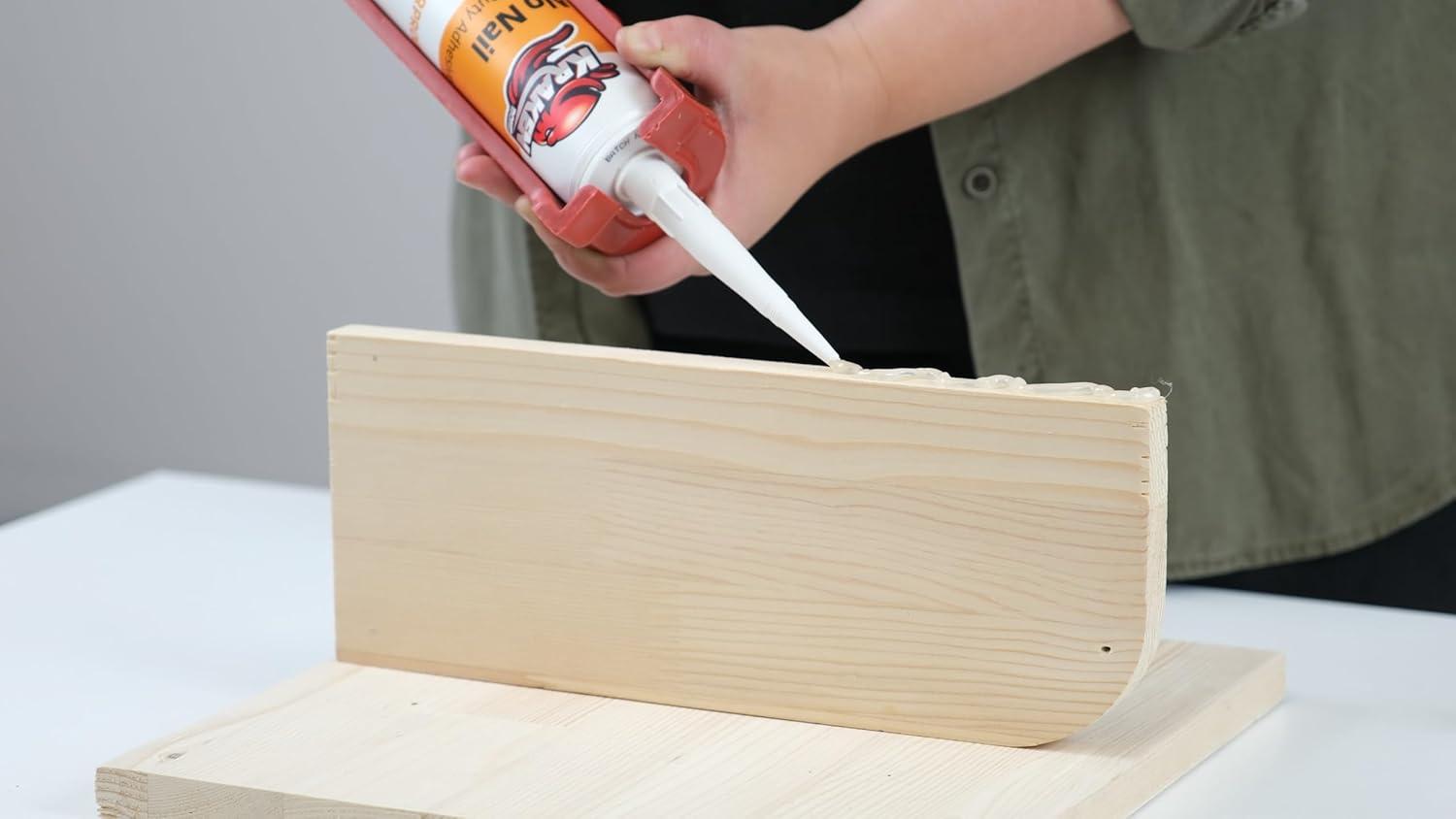image:imageKraken Bond No More Nails Heavy Duty Clear Adhesive 1x101 Fl Oz 100 Waterproof amp Extra Strong Polyurethane Construction Sealant for Wood Ceramic Tile Floor Granite Rubber 1 Pack12 Pack