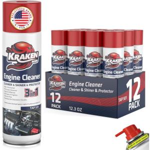 image:imageKRAKEN BOND Engine Cleaner Spray  1x123 fl Oz Degreaser for Engine Bay Gunk and Motor  1 Pack12
