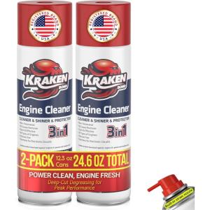 image:imageKRAKEN BOND Engine Cleaner Spray  1x123 fl Oz Degreaser for Engine Bay Gunk and Motor  1 Pack2