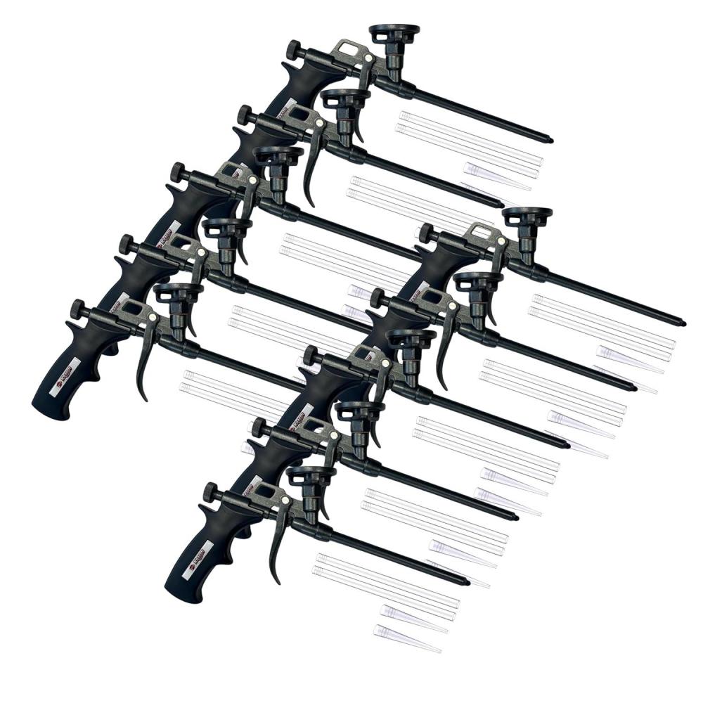 image:imageKraken Bond Pro Foam Gun 10 Pack Spray Foam Dispensing Gun for Contractors amp DIYers PTFE NonStick Coating Precision Nozzles Included Versatile Spray Application for Insulation amp Filling