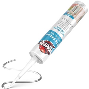 image:imageKraken Bond Transculent Silicone Sealant Waterproof10010 fl oz Cartridge RTV Silicone Caulk Kitchen and Bathroom All Purpose Window Caulking Sealant Outdoor RV Exterior Use Silicon  2 PackClear
