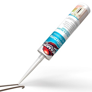 image:imageKraken Bond Transculent Silicone Sealant Waterproof10010 fl oz Cartridge RTV Silicone Caulk Kitchen and Bathroom All Purpose Window Caulking Sealant Outdoor RV Exterior Use Silicon  2 PackBrown